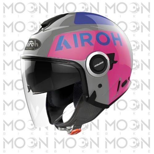Casque jet airoh - casque, helios