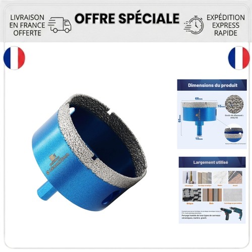Scie cloche diamant - diamant, 68