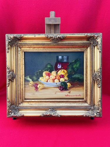 Huile sur toile nature morte - toile,