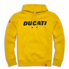Ducati Logo Hooded Sweatshirt In Yellow X-Large 987712006