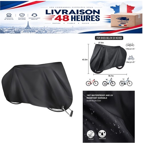 Housse vélo 190t nylon - vélo,
