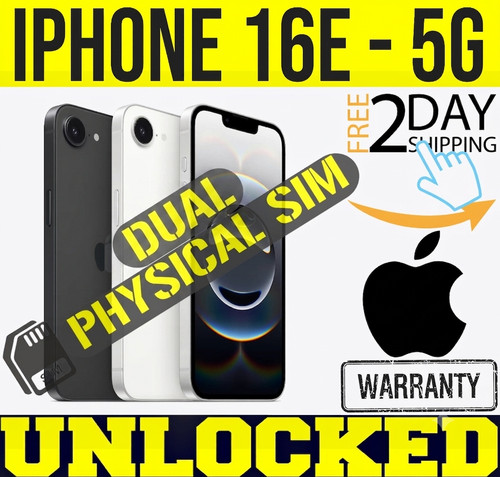 Apple iphone 16e 128gb - apple, 256gb