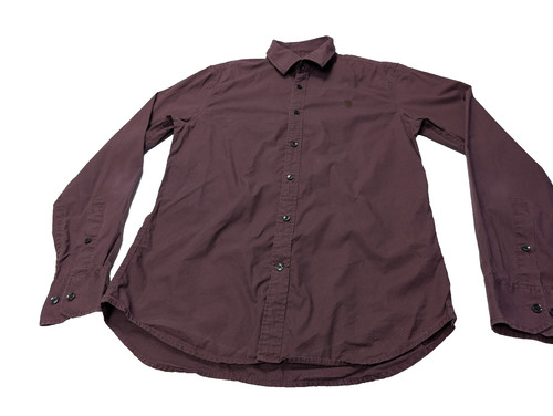 Chemise star bordeaux uni - g-star,
