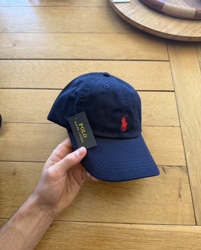 Casquette ralph lauren bleu - casquette,