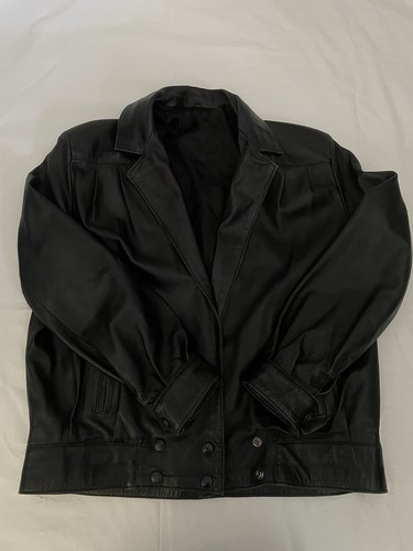 Blouson cuir femme vintage - blouson,