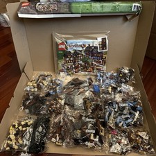 LEGO Castle 10193 Medieval Market Village 99.9% Complete All Bags Sealed. No Box