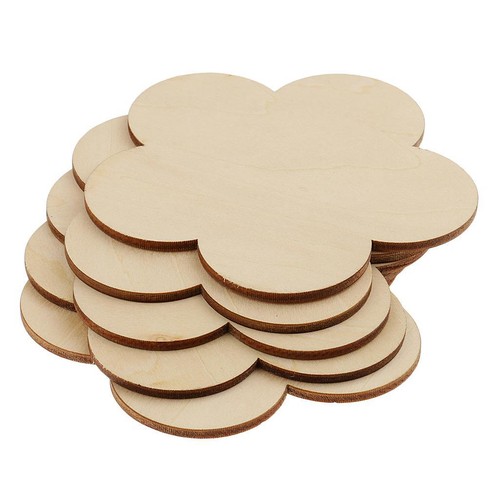 Fleur mdf pièces bois non - fleur,