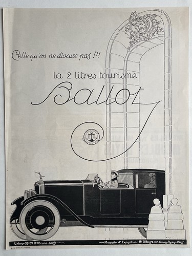 Affiche auto vintage - , ballot