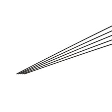 5 Tiges fibre carbone 1.5mm x