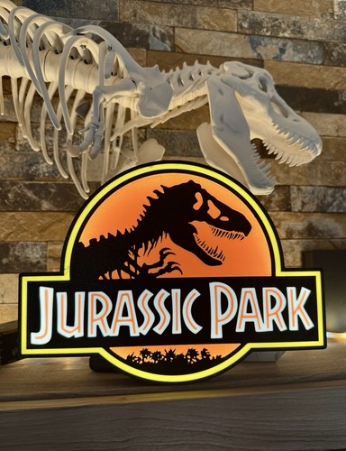 Logo lumineux jurassic - lumineux,
