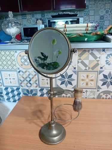 Ancienne glace barbier - ancienne,