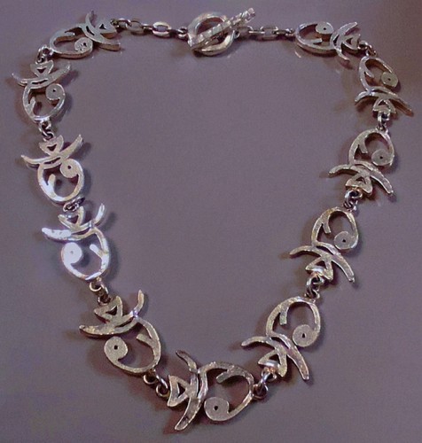 Vintage collier biche - biche, bere
