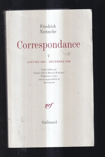 Nietzsche correspondance tome - nietzsche:,