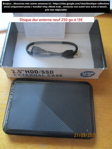 Disque dur externe neuf - dur, go