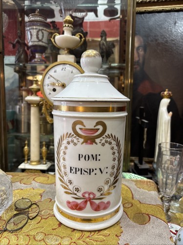 Ancien grand pot pharmacie - ancien,
