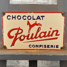 Panneau émaillé POULAIN