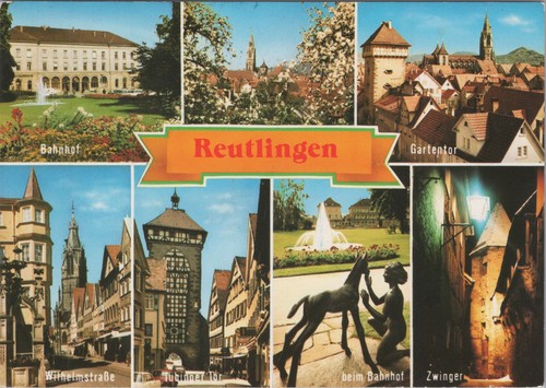 Reutlingen carte postale - carte,