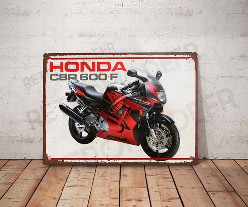 Plaque métal vintage honda - métal,