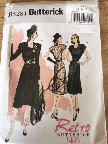 5281 patron retro butterick - retro,