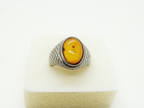 Chevalière homme argent et - en,
