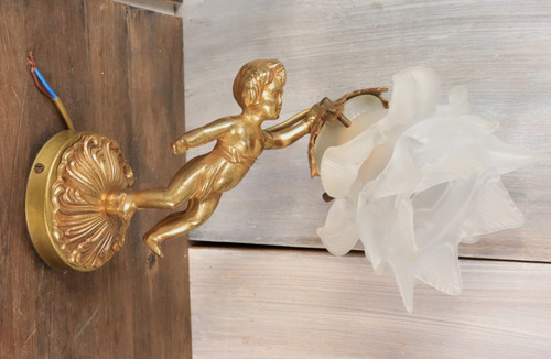 Ancienne applique murale ange - ancienne,
