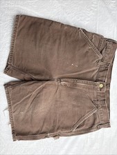 VINTAGE Carhartt Carpenter Shorts Size 33 Men’s B25 CHT Brown 1990s