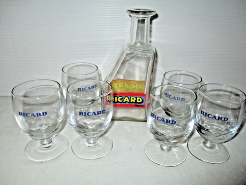 Lot verres ricard cl logo - ricard,