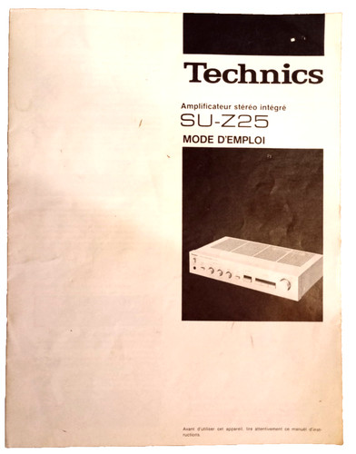 Technics z25 amplificateur - technics,