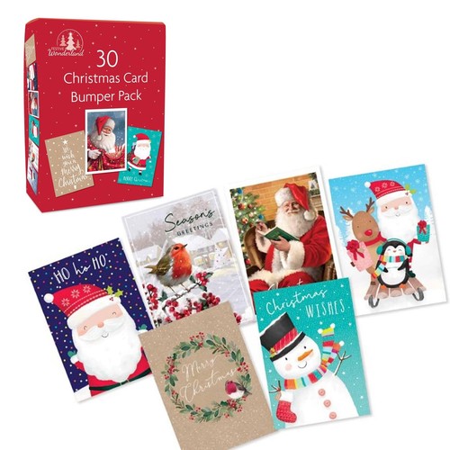 Cartes noël boîte 30 - cartes,