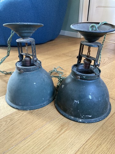 Holophane rare paire de - ",