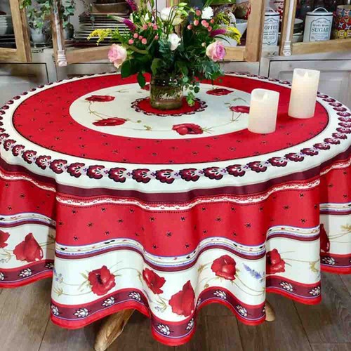 Nappe ronde castellane 1m80
