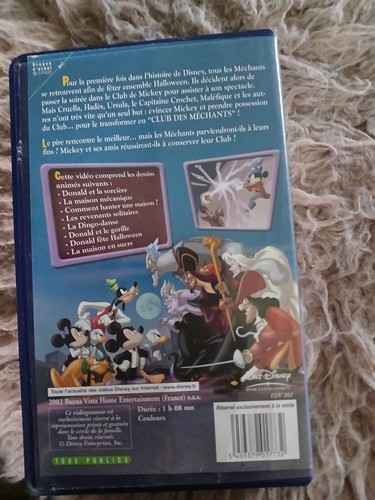 Vhs mickey walt disney - vhs,