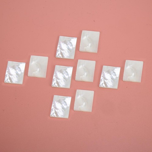 10pcs nacre mop shell 20x15mm - nacre,