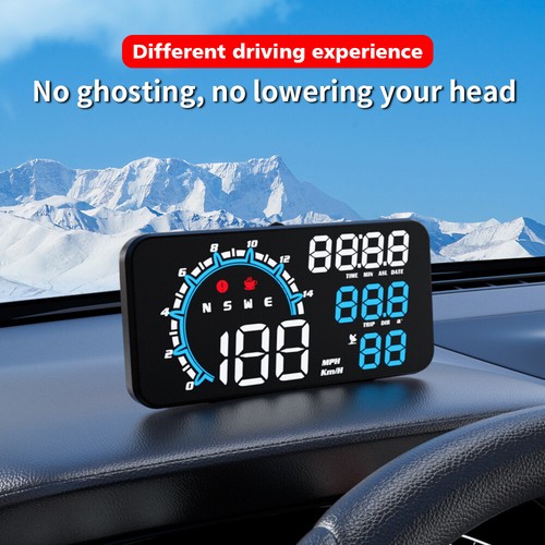 Car digital gps head - head, up
