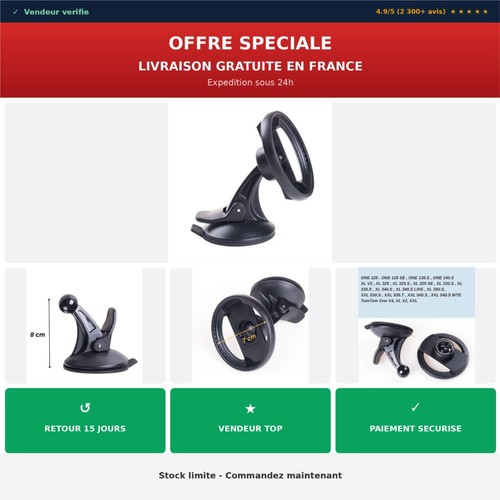 Support gps ventouse - support,