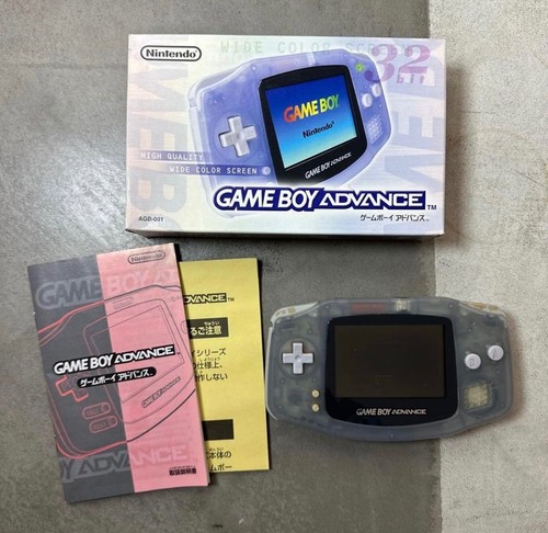 Console game boy advance - console, bleu