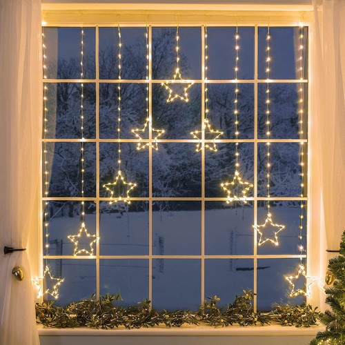 Guirlande rideau lumineuse - guirlande,