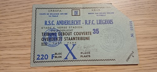 Ticket 1979 rsc anderlecht - ticket,