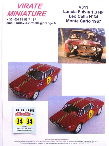 V011 lancia fulvia - lancia,