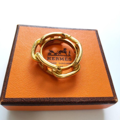 Bague écharpe hermès - hermès, chaîne