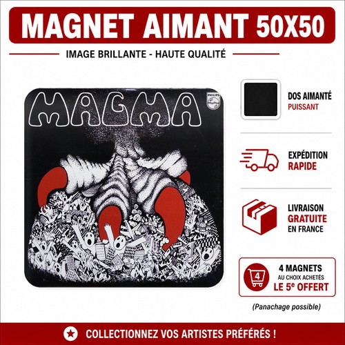 Magnet magma 5x5 cm - ,