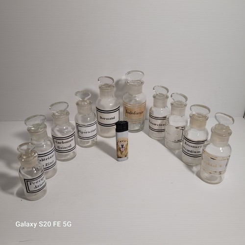 Flacons pharmacie ancien - 10,