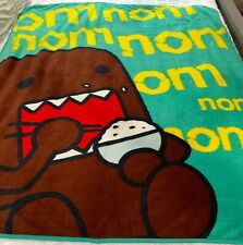DOMO KUN NOM NOM 2011 RARE Collector Item 48 x 61 Soft Plush Blanket Throw FS