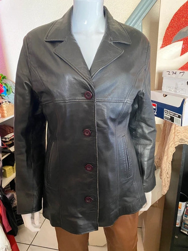Veste cuir foréside - veste, en