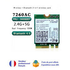 Carte wifi Intel 7260NGW M2