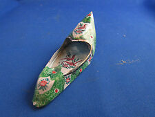 old small shoe shoe shoe metal partitioned oriental enamel