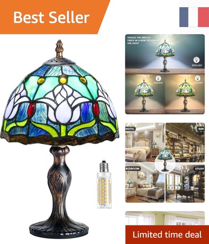 Lampe vitrail vintage - en, art