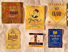 Lot de 6 ETIQUETTES anciennes