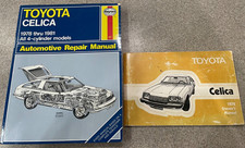 1978-1981 Toyota Celica GT Repair Manual and 1978 Owners Guide