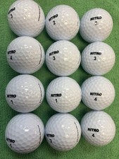 Nitro Ultimate Distance Golf Balls Used AAAAA